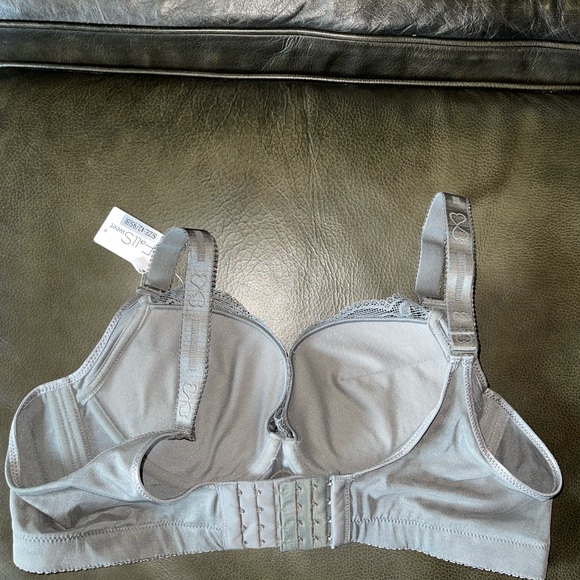 FallSweet padded push up bra NWT gray 42B - Picture 5 of 7